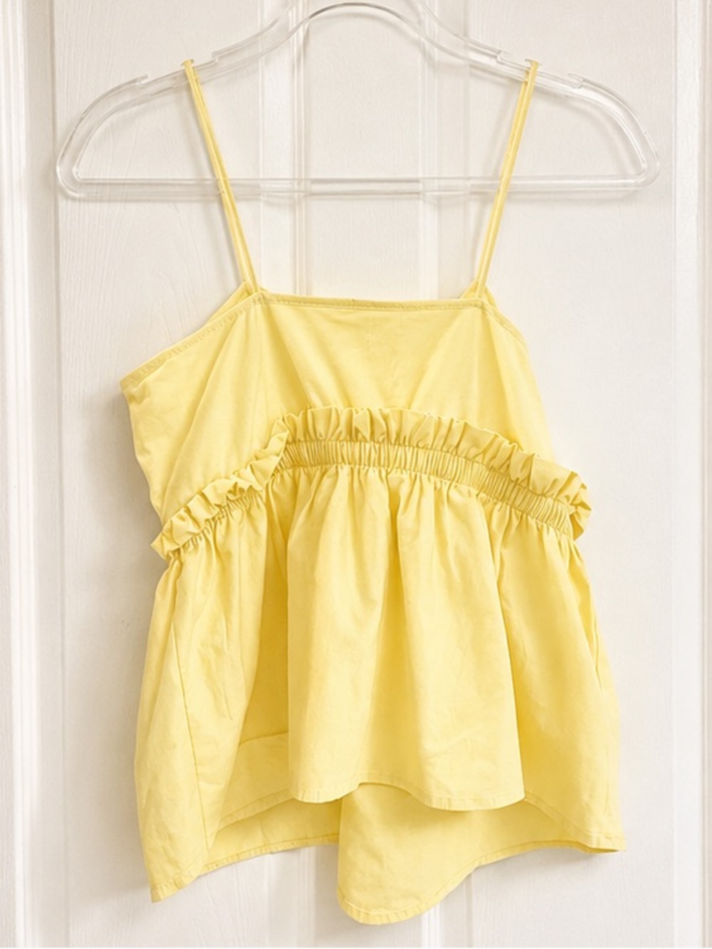 Zara Yellow Ruffle Cami Top - Picture 3 of 3